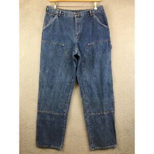 Sorel Jeans Mens 36x34 Double Knee Work Blue Denim Carpenter